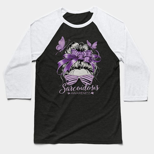 sarcoidosis awareness Baseball T-Shirt by Japanese Fever